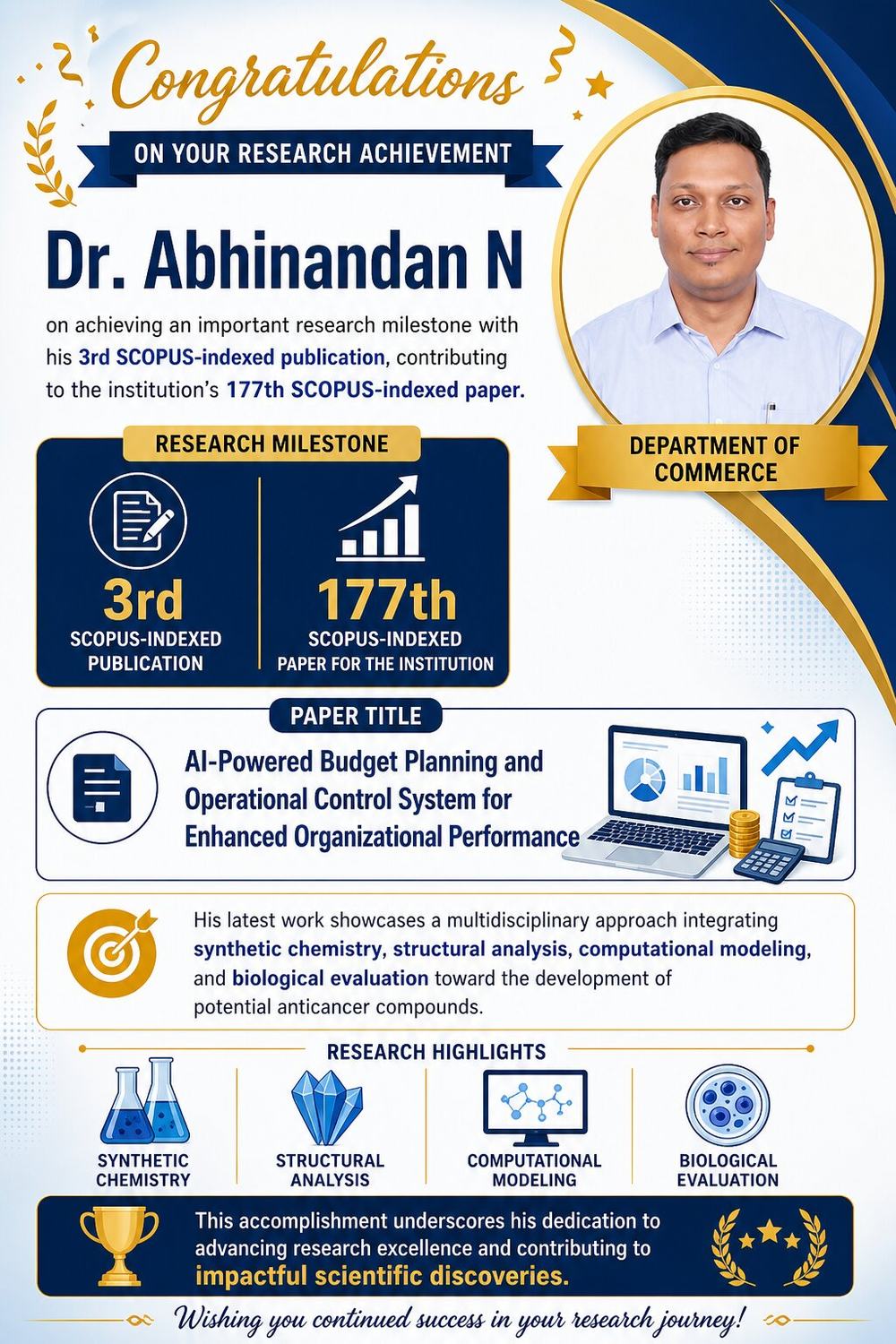 SCOPUS Paper no 177th for mLAC from Dr. Abhinandan N, Department of Commerce