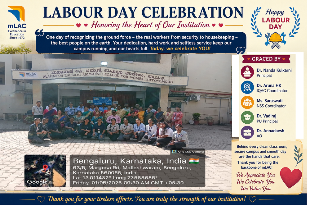 Recognizing our TRUE HEROES-Labour Day at mLAC