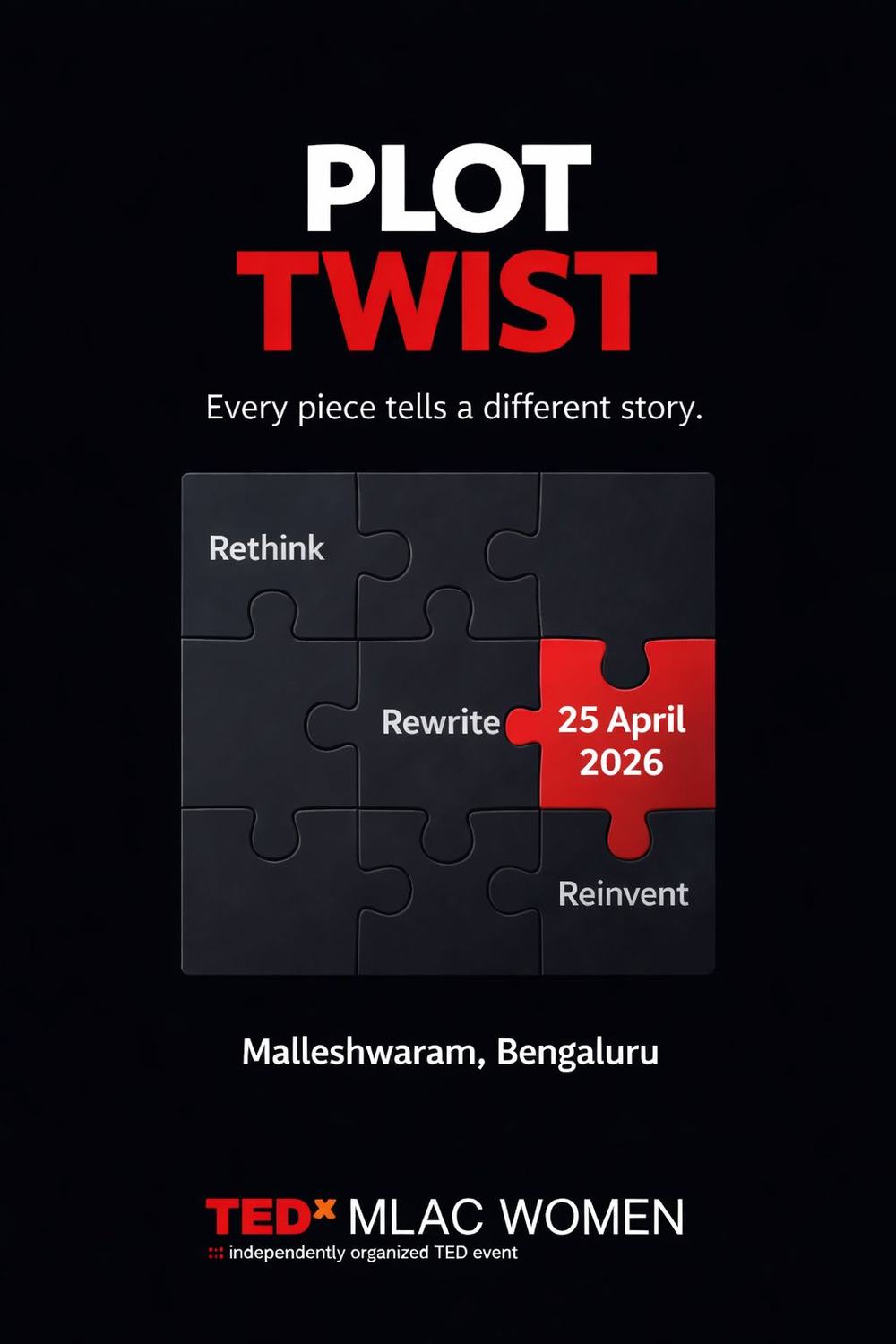 Unrevealing the Official poster for TEDxmLAC Women