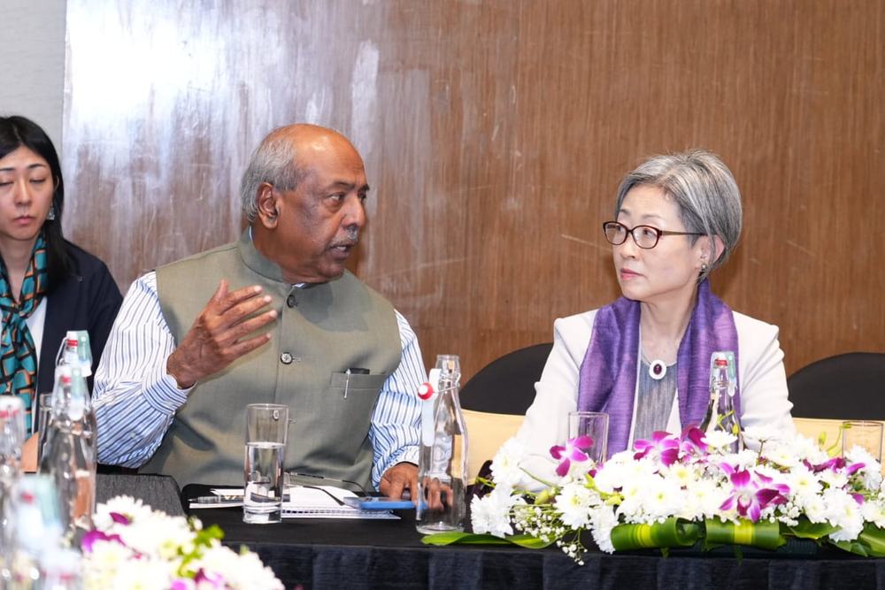 Fostering Global Partnerships: Japanese Delegation Meets mLAC Managing Trustee, Sri. K. Jairaj