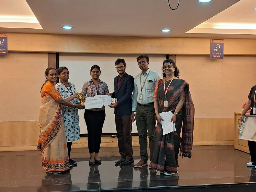Ms. Keerti & Mr. Preetam  clinched the 1st Prize at the REVA Ideathon, 2025