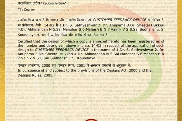 Congratulations to Dr Abhinandan N, Commerce Department