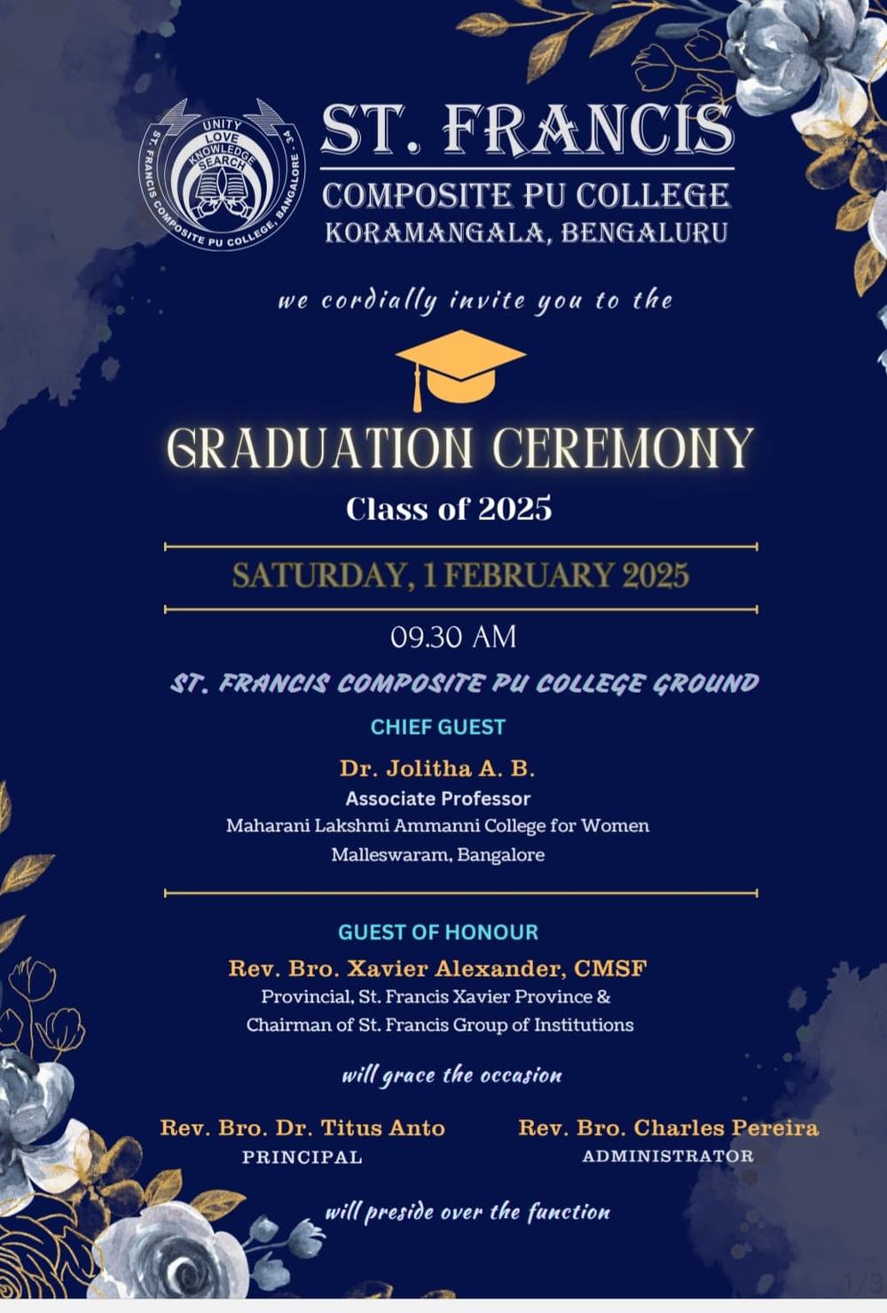 Congratulations to Dr. Jolitha AB, Academic Coordin…
